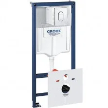 Grohe Инсталляция для унитаза Rapid SL с клавишей смыва Arena Cosmopolitan, 3 режима, хром 38929000