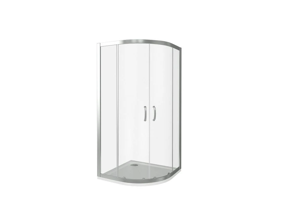 Приобрести ограждение душевое bas infinity r-80-c-ch 80х80 см