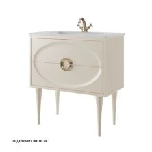 Caprigo Тумба с раковиной MILANO 85 см, кремовая, эмаль 14312 7