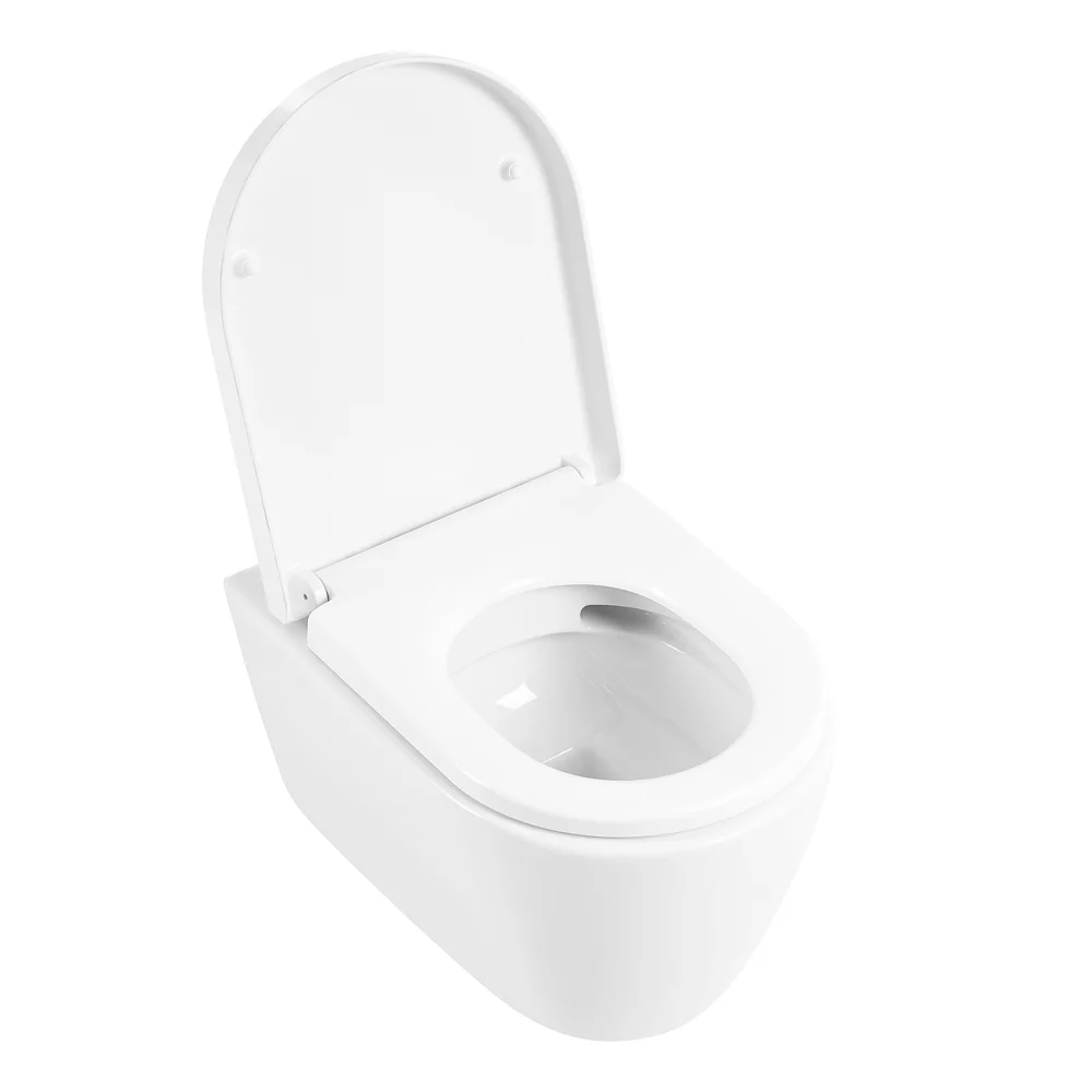 Приобрести belbagno унитаз безободковый подвесной marino с сиденьем дюропласт, микролифт, белый bb105chr/bb105sc