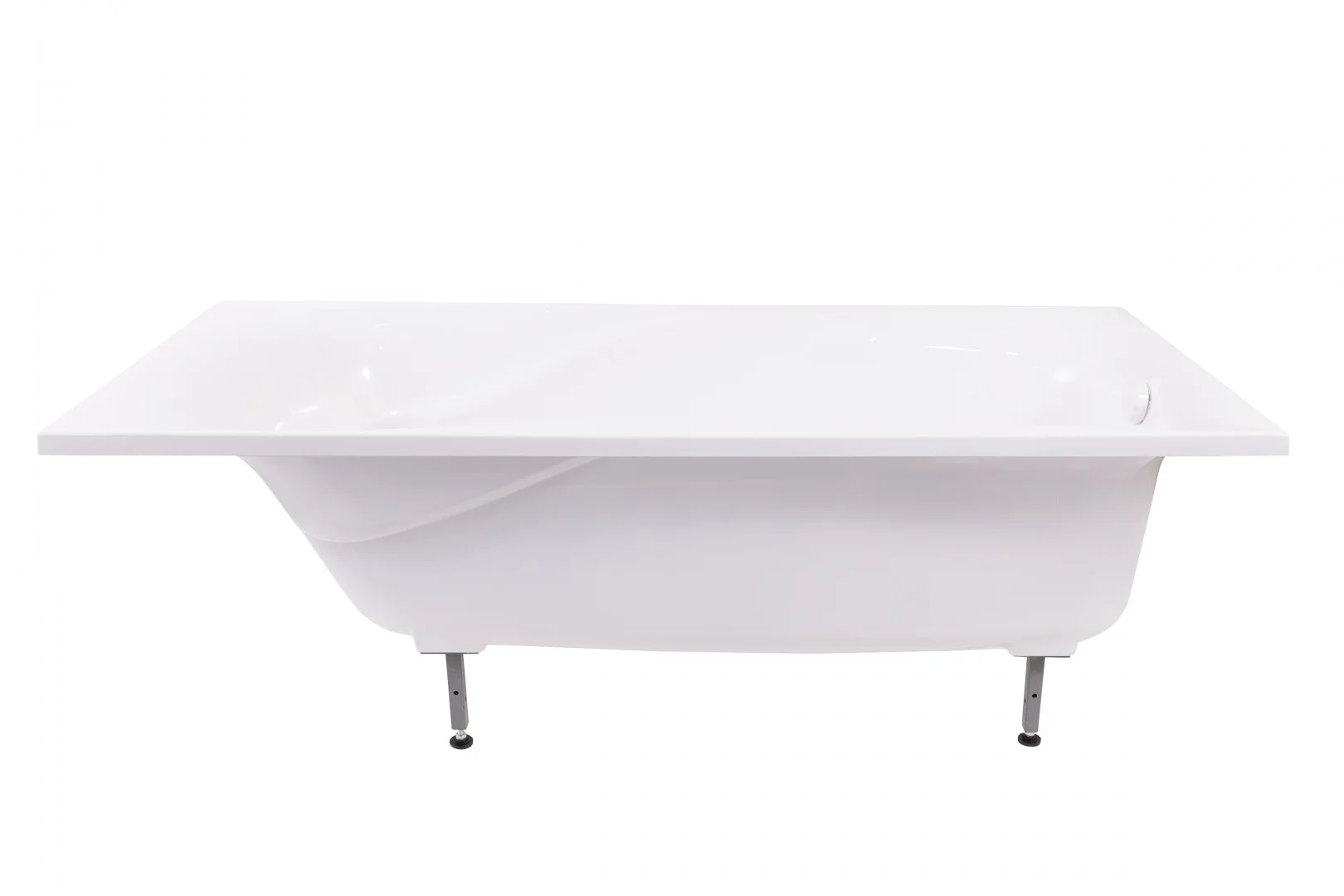 Приобрести aqua de marco пристенная ванна mira 178x79см, каменные ножки 1180wmir