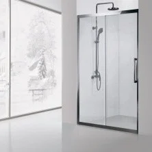 Aquanet Душевая дверь Delta NPE6121 130, прозрачное стекло