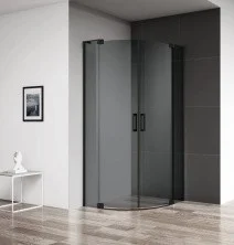 CEZARES Душевое ограждение SLIDER 90х100см SLIDER-R-2-90/100-GRIGIO-NERO