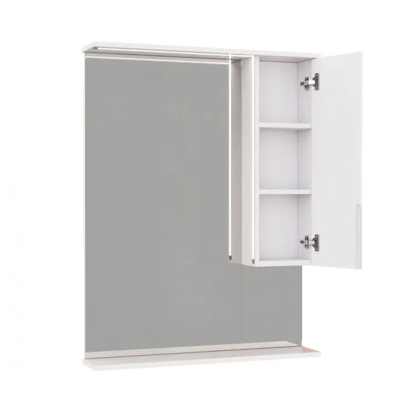 Приобрести mirsant зеркало шкаф soho 80 см, белый, правый ут000083892