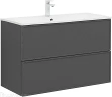 Aquanet Тумба с раковиной Арт 100 см, ясень графит