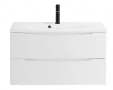 Тумба подвесная с раковиной BelBagno MARINO-1000-2C-SO-BO-P 100 см, Bianco Opaco