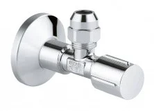 Угловой вентиль Grohe 1/2"*3/8", хром 22037000