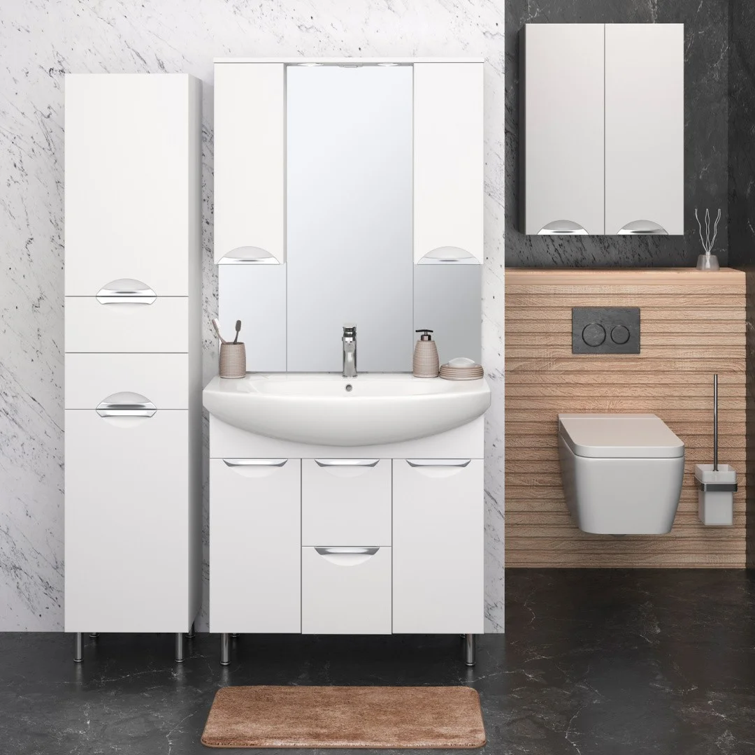 Приобрести aqua de marco шкаф подвесной elegansa 80х60 см, белый, 3060cele