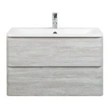BelBagno Тумба с раковиной ALBANO 80 см, подвесная Rovere Vintage Bianco, белая раковина
