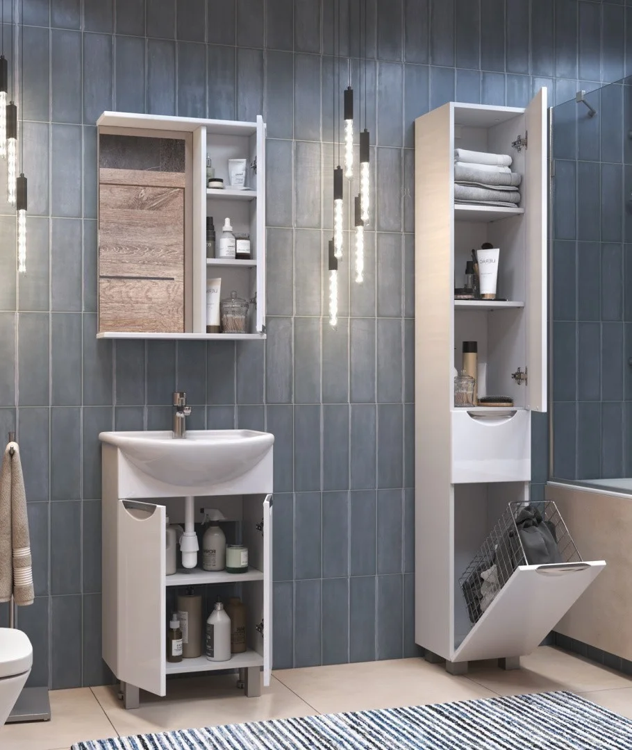 Приобрести vigo зеркало-шкаф callao 50 см, без подсветки, правое, белое z.cal.50.r