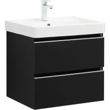Aquanet Тумба с раковиной Вега 60 см, черный