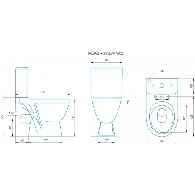 Приобрести rosa унитаз напольный неро, белый, сиденье полипропилен 35405