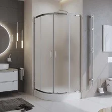 BelBagno Душевое ограждение 100х100 см UNO-195-R-2-100-P-Cr