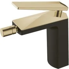 Boheme Смеситель для биде Venturo, черный\золото 386-B