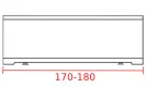 Заказать фронтальная панель 170-180 см 