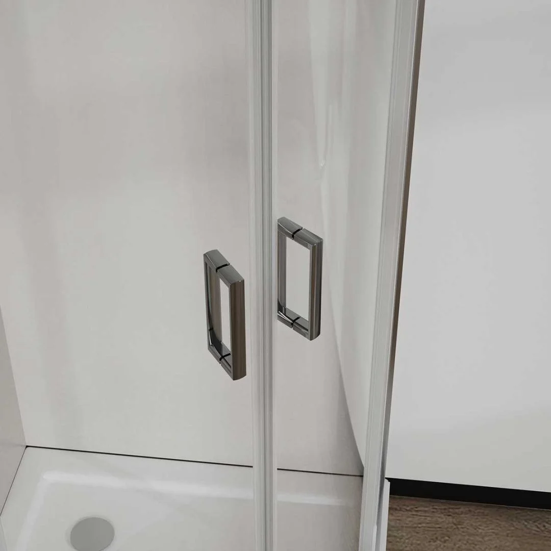 Приобрести vincea душевое ограждение city 80х80 см, прозрачное, хром vsq-5ct800cl