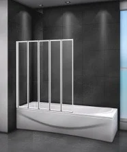 CEZARES Шторка для ванны RELAX 120х140см RELAX-V-5-120/140-P-Bi-L