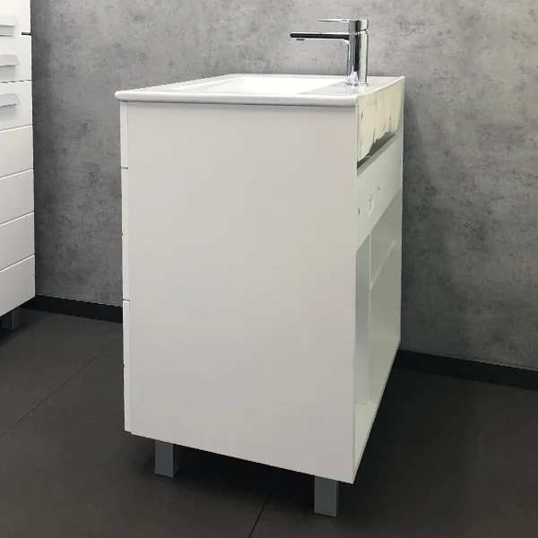 Приобрести сomforty тумба с раковиной "модена м-75" белая матовая