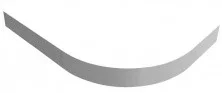 CEZARES Экран для каменного поддона 100х80см TRAY-AS-RH-100/80-100-SCR-L