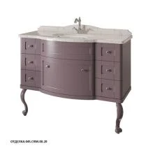 Caprigo Тумба с раковиной IMPERIO 120 см, коричневая, эмаль