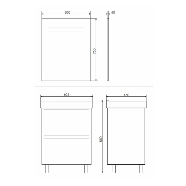 Приобрести сomforty тумба с раковиной "дублин-60" белая глянцевая