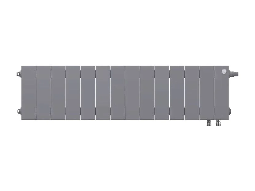 Приобрести royal thermo радиатор биметаллический pianoforte 200 /silver satin ( серебристый ) vdr - 14 секц.