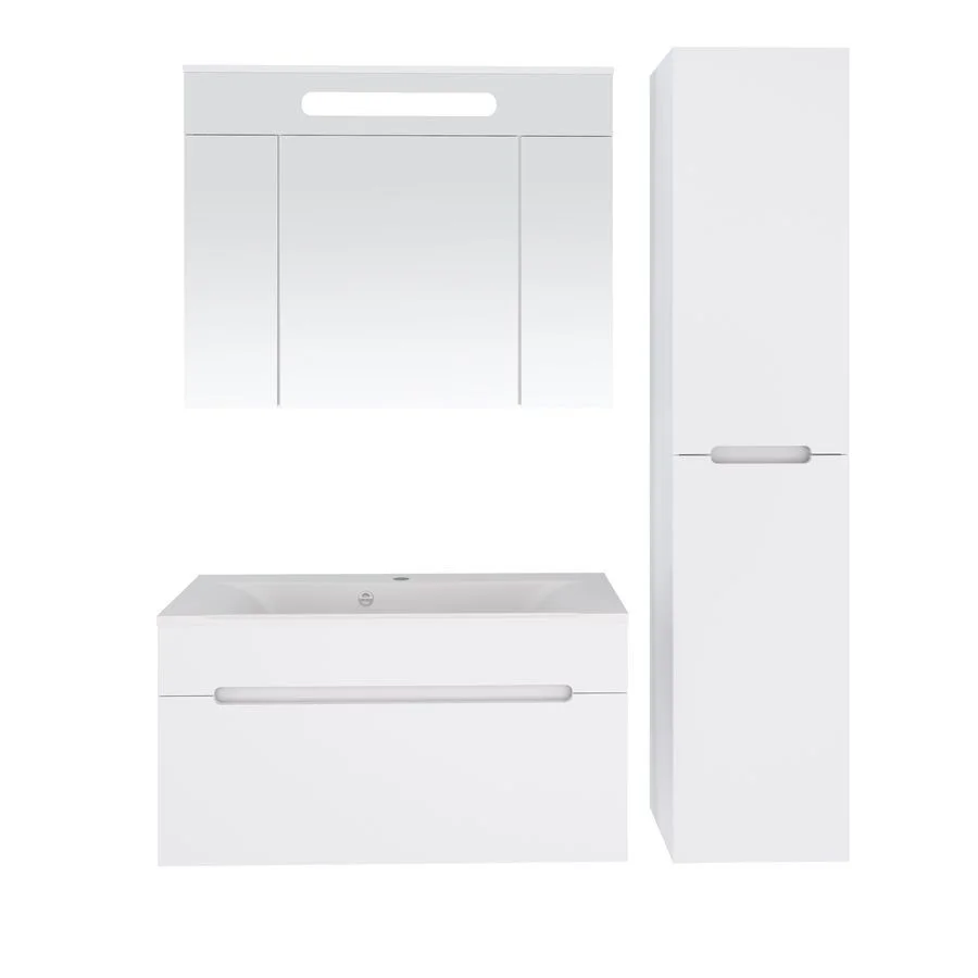 Приобрести aqua de marco пенал olivia 155х40 см, белый 3040coli/p