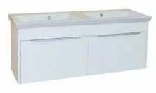 Azario Тумба подвесная с раковиной Sicilia 120 см, белый, CS00061147