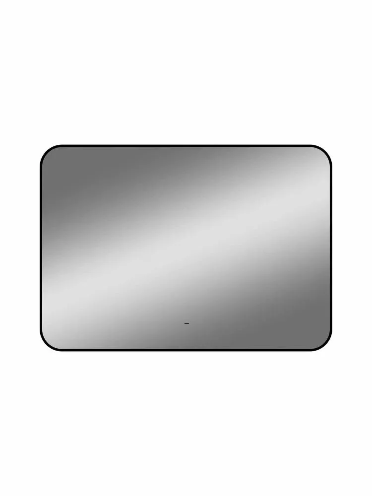 Приобрести continent зеркало с подсветкой torry 80х70 см, бесконтактный включатель, черное