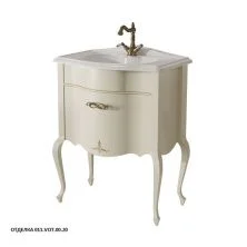 Caprigo Тумба с раковиной BOURGET 70 см, слоновая кость, эмаль