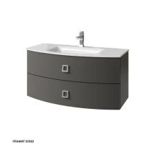 Caprigo Тумба с раковиной LEGATO 100 см, графит