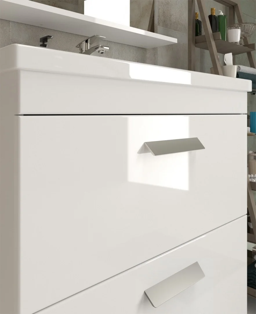 Приобрести vigo тумба с раковиной nova 80см, 2 ящика, напольная, белая tn.nov.mir.80.2y