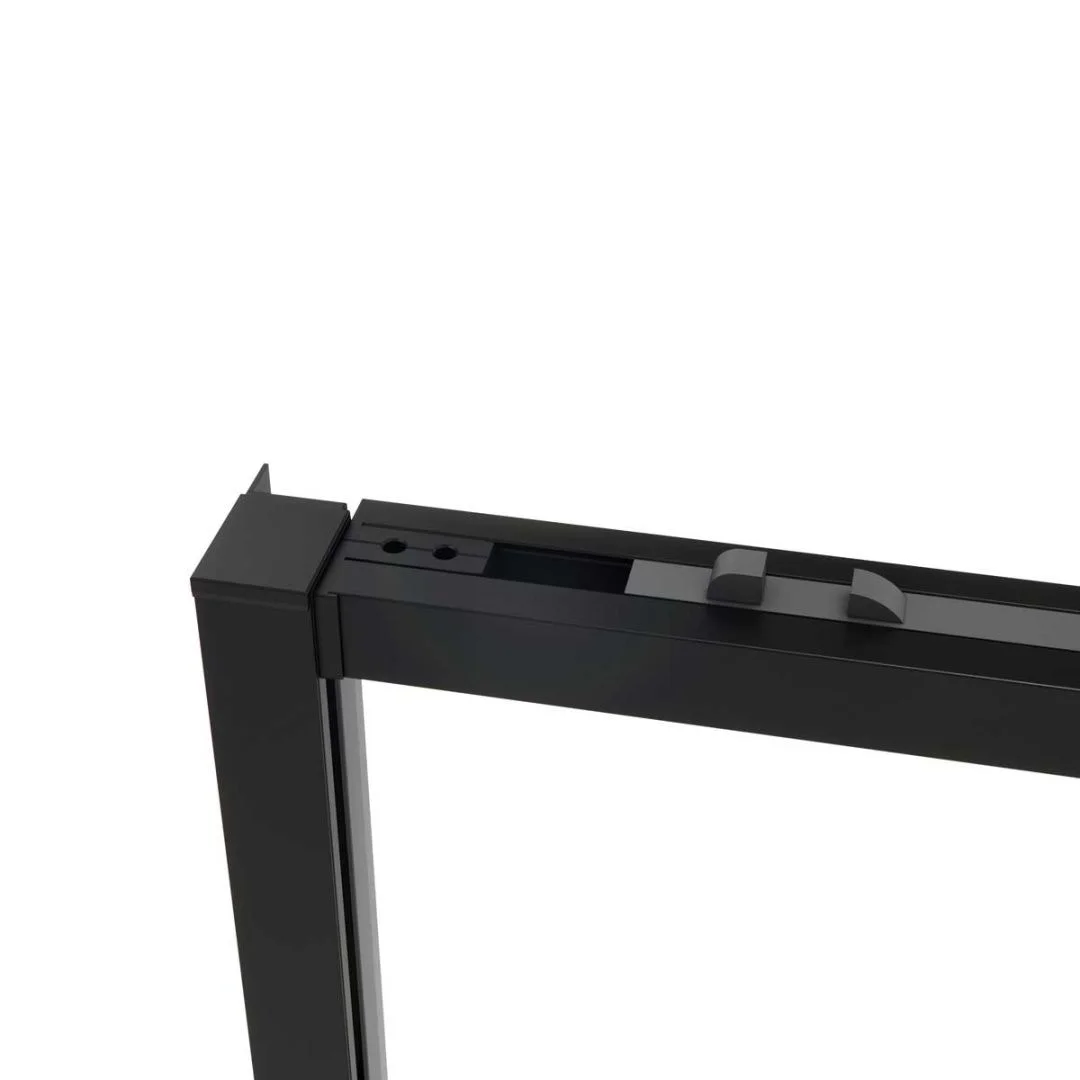 Приобрести vincea душевое ограждение slim soft 100х100 см, прозрачное, черное vsr-1ss1010clb