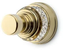 Boheme Крючок для ванной комнаты Aura, золото\кристаллы 10246-G