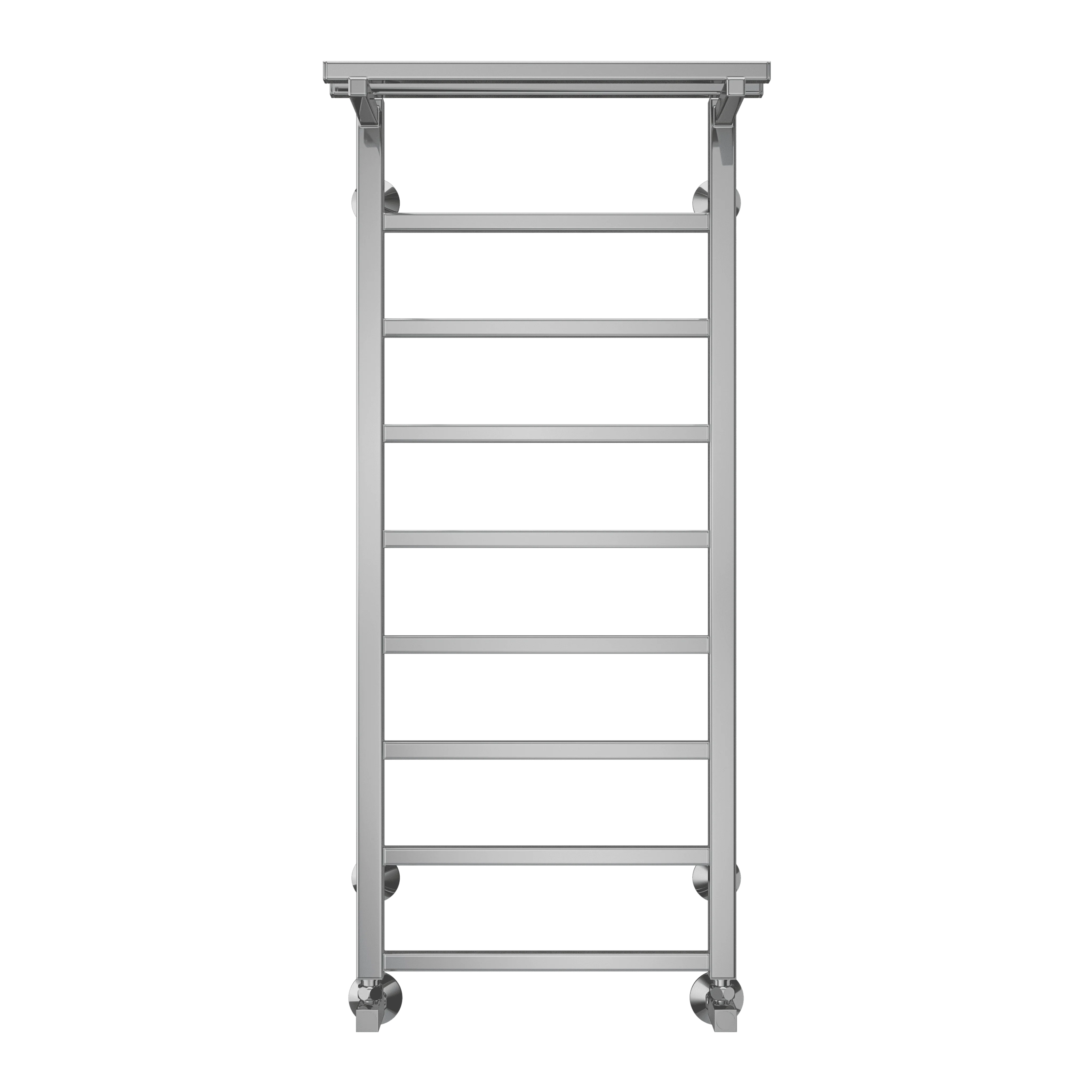 Приобрести terminus полотенцесушитель контур п9 40х100 см, с полкой, водяной, хром