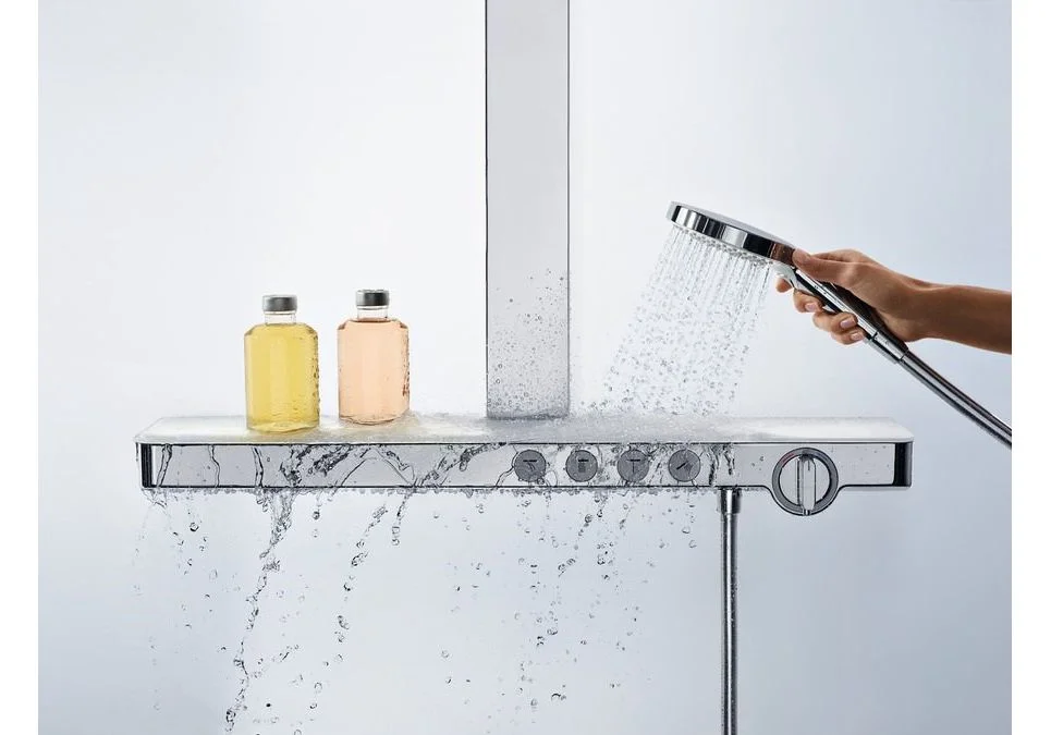 Приобрести душевая система с термостатом hansgrohe rainmaker select 460 3jet showerpipe 27106400