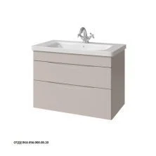 Caprigo Тумба с раковиной LENTO 80 см, светло бежевая, эмаль 36212eml 4