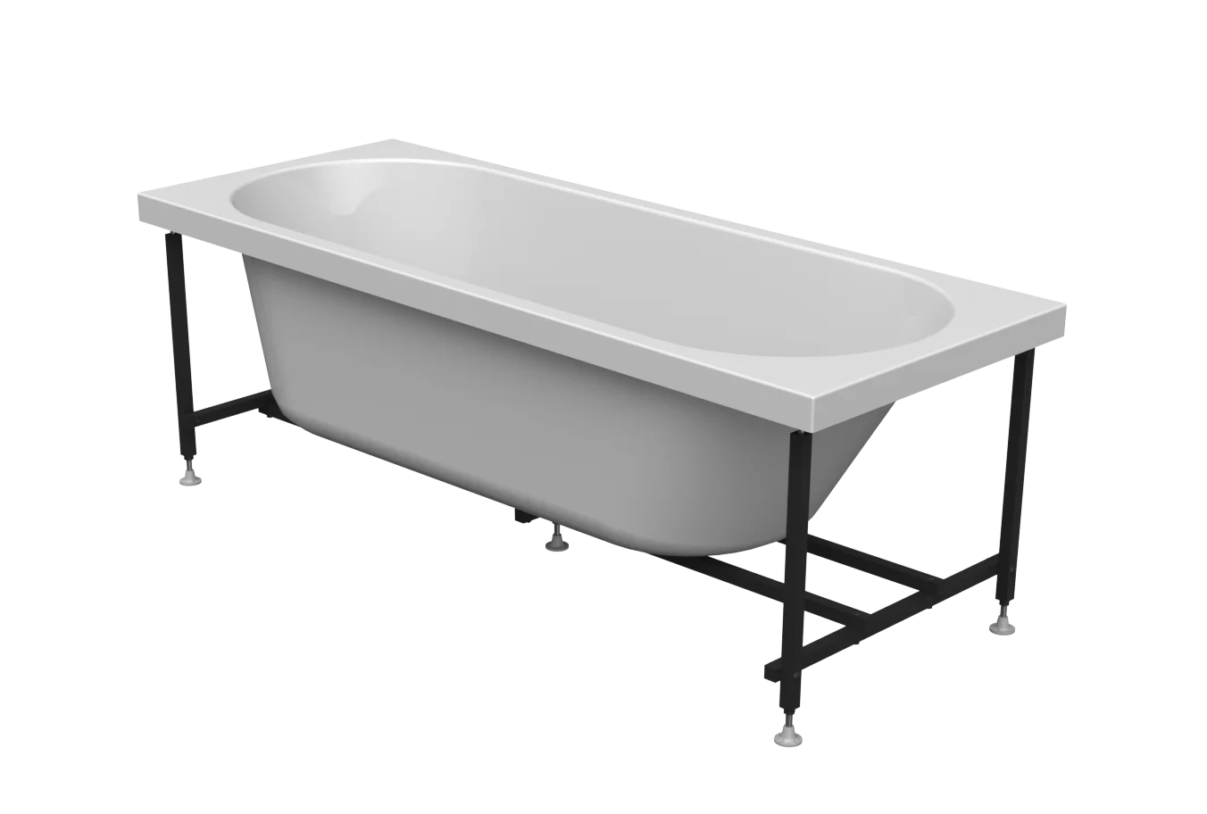 Приобрести акриловая ванна радомир виктория 150x70 см ( комплект каркас и слив )