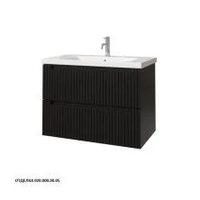 Caprigo Тумба с раковиной TERMIN-Smalty STRIPE 80 см, графит, эмаль