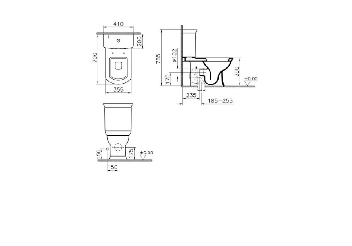 Приобрести унитаз-биде vitra serenada 9722b003-7205 с крышкой микролифт