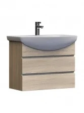VIGO Тумба с раковиной Wing 60см, 2 ящика, подвесная, дуб сонома tp.WIN.BAL.60.2Y дуб сонома
