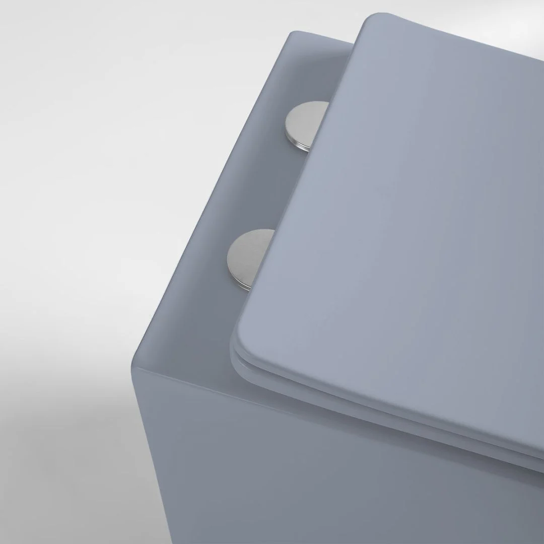 Приобрести vincea унитаз подвесной globo, ультратонкое сиденье, микролифт, голубой матовый vt1-14smo