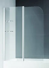 CEZARES Шторка для ванны ECO 120х140см ECO-O-V-12-120/140-C-Cr