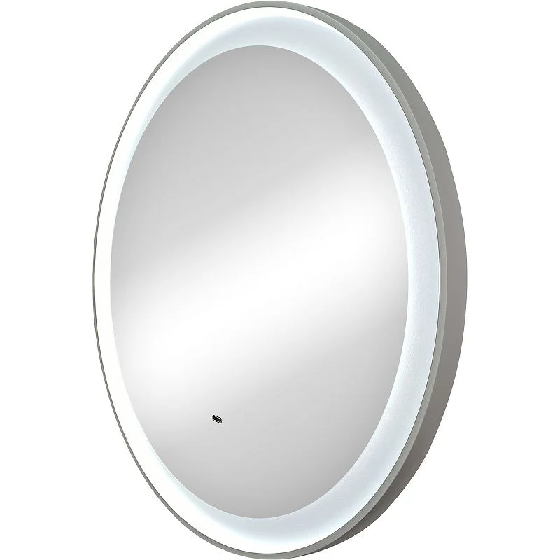 Приобрести continent зеркало с подсветкой planet white 60х60 см, бесконтактный включатель, белое