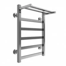 Terminus Полотенцесушитель Ното П6 40х60 см, с полкой, водяной, хром