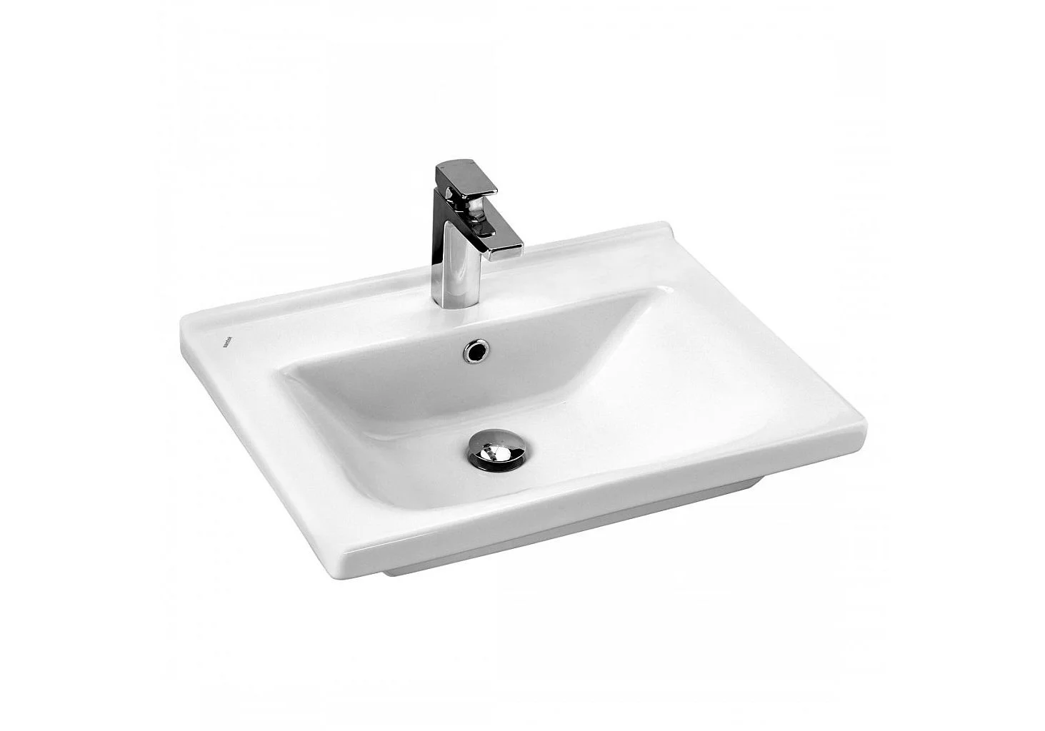 Приобрести тумба подвесная с раковиной акватон стоун 60 см 1a231401sx850, 1wh302421, сосна арлингтон