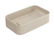 Hayzburg Накладная раковина чаша 61х38 см, капучино матовая HB-0033-60MC