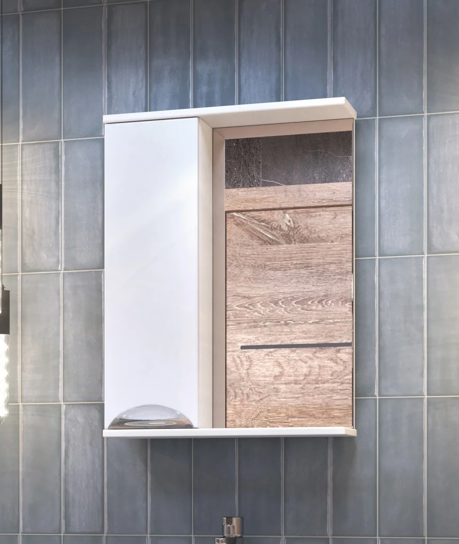 Приобрести vigo зеркало-шкаф callao 50 см, без подсветки, левое, белое z.cal.50.l