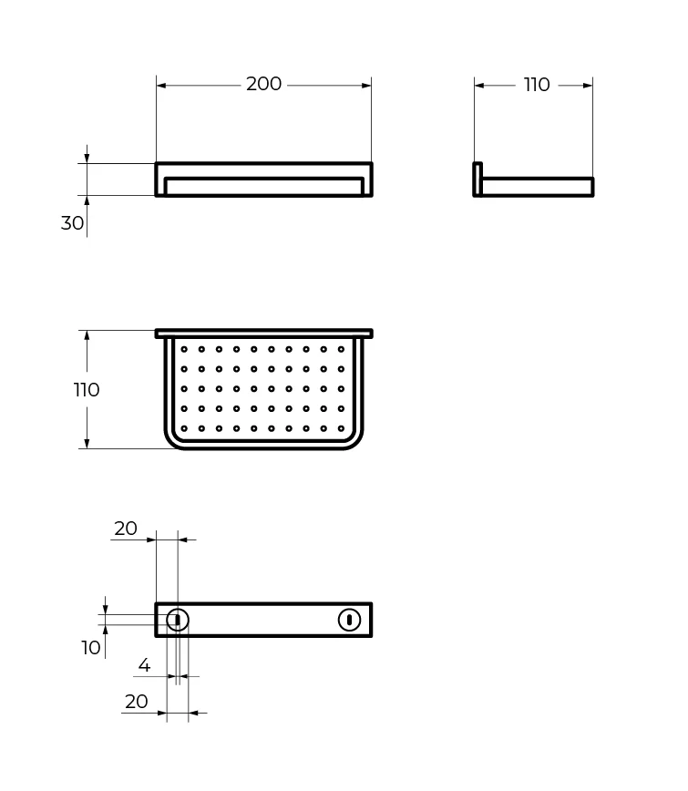 Приобрести cezares мыльница maxima 52 см, хром czr-f-8919a