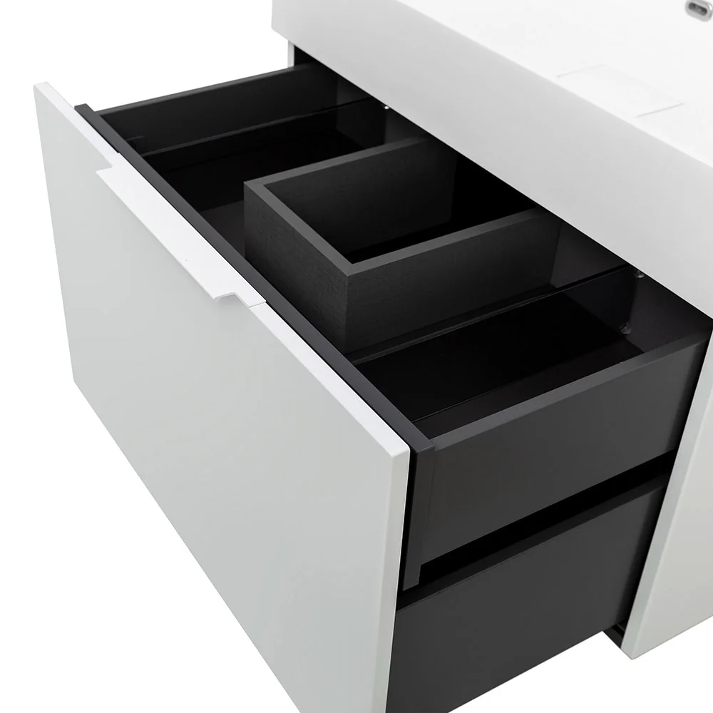 Приобрести cezares тумба подвесная с раковиной premium 70 см bianco opaco, белая 55396